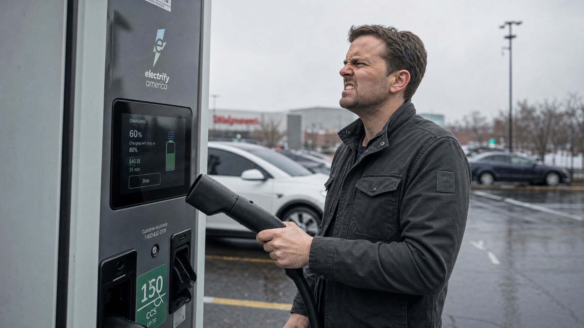 Public charging frustration